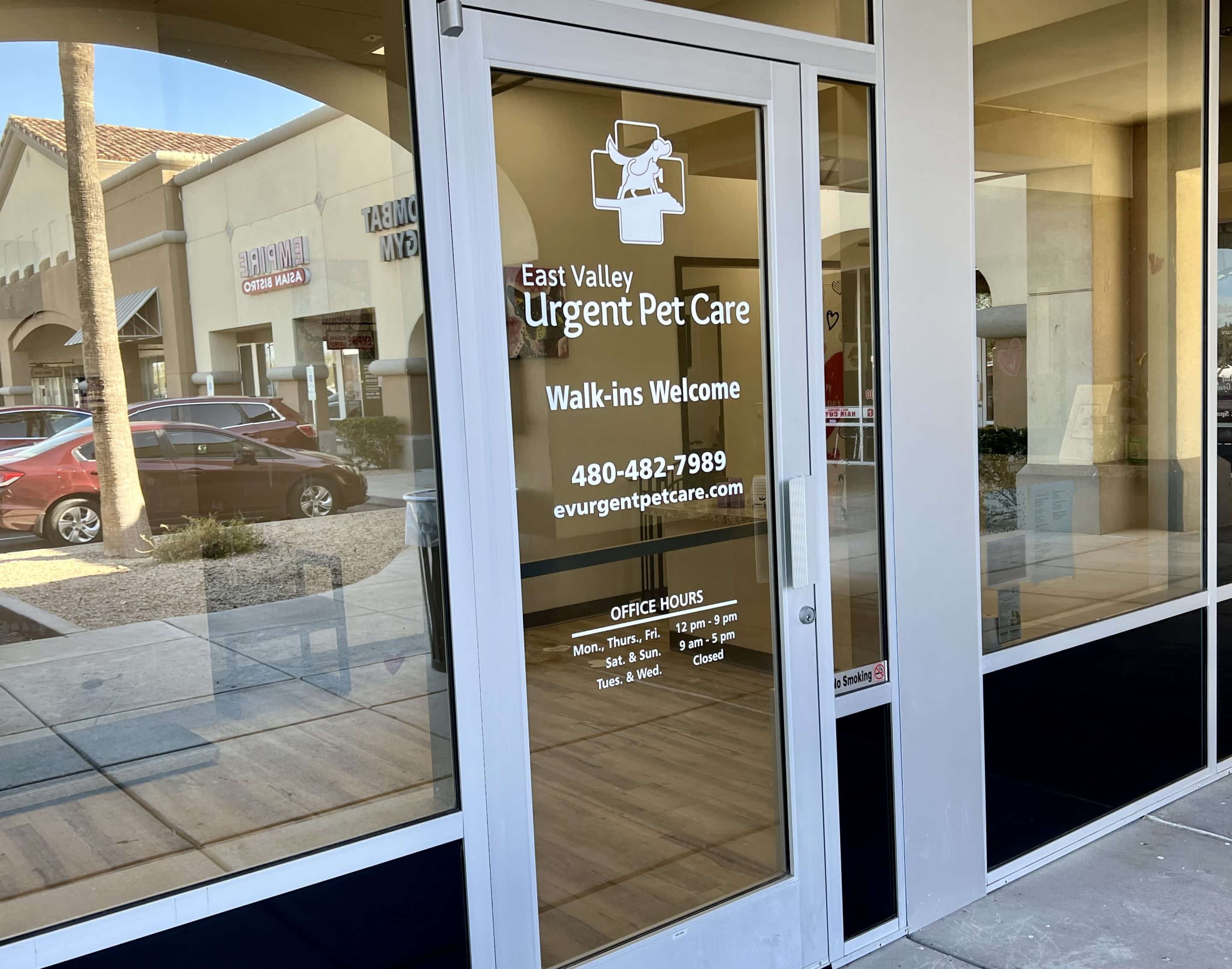 Emergency Pet Care located in Mesa, Arizona, at East Valley Urgent Pet Care